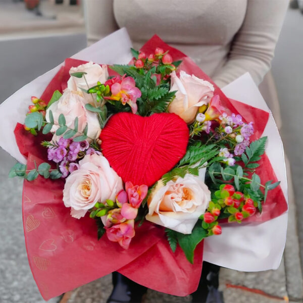 Buchet floral RED Heart